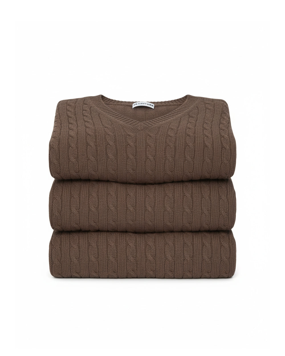 Maglia V-Neck “Cortina” in Lana, Seta e Cashmere