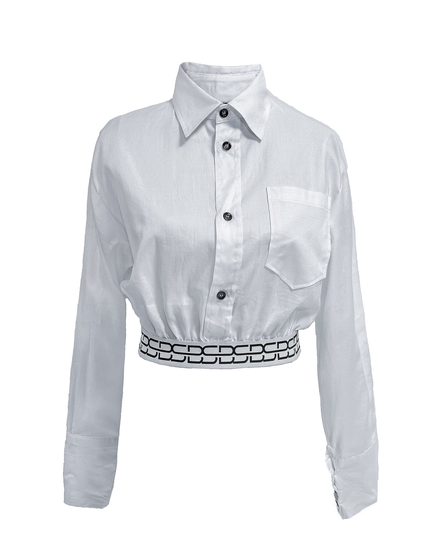 Camicia corta sartoriale made in Italy cotone bianco SB Couture