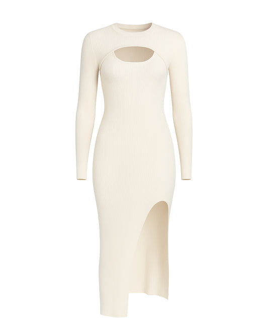 ABITO LUNGO CUT OUT - Avorio Cream SB Couture