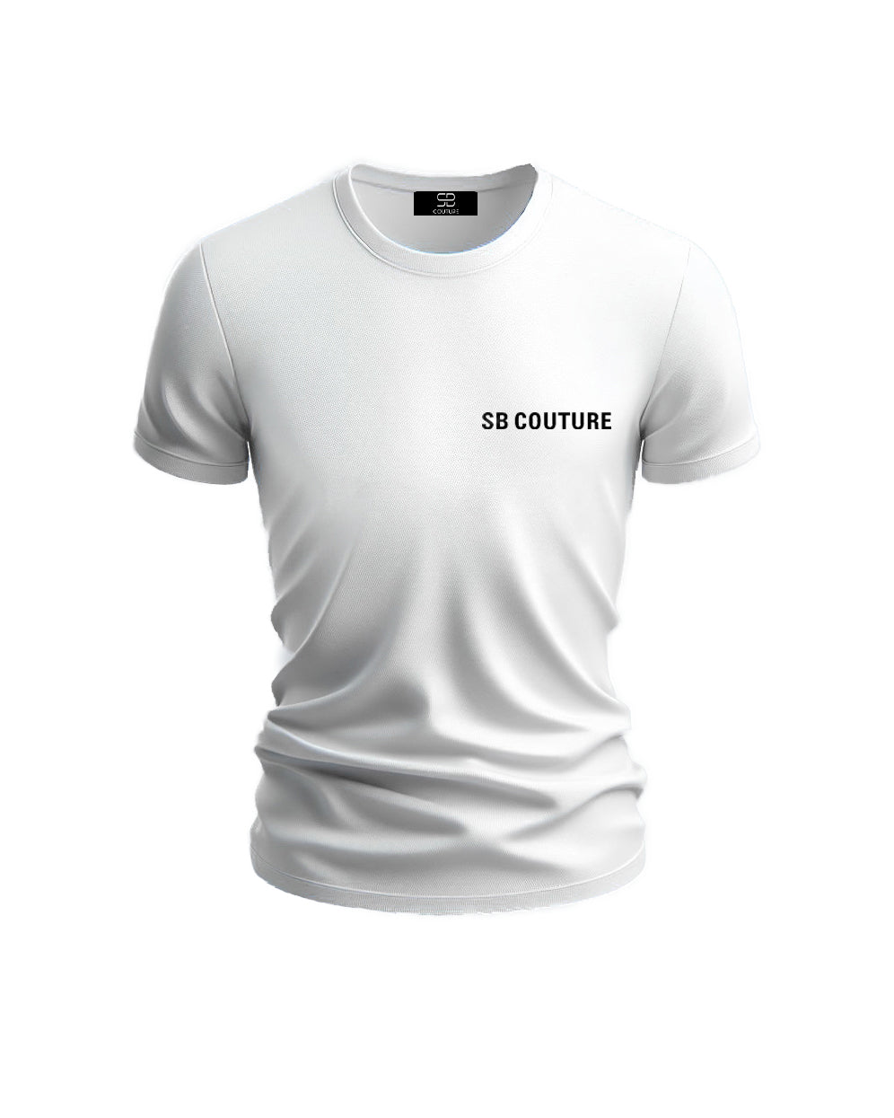 LOGO T-SHIRT SB COUTURE - maglia essential bianca cotone maniche corte