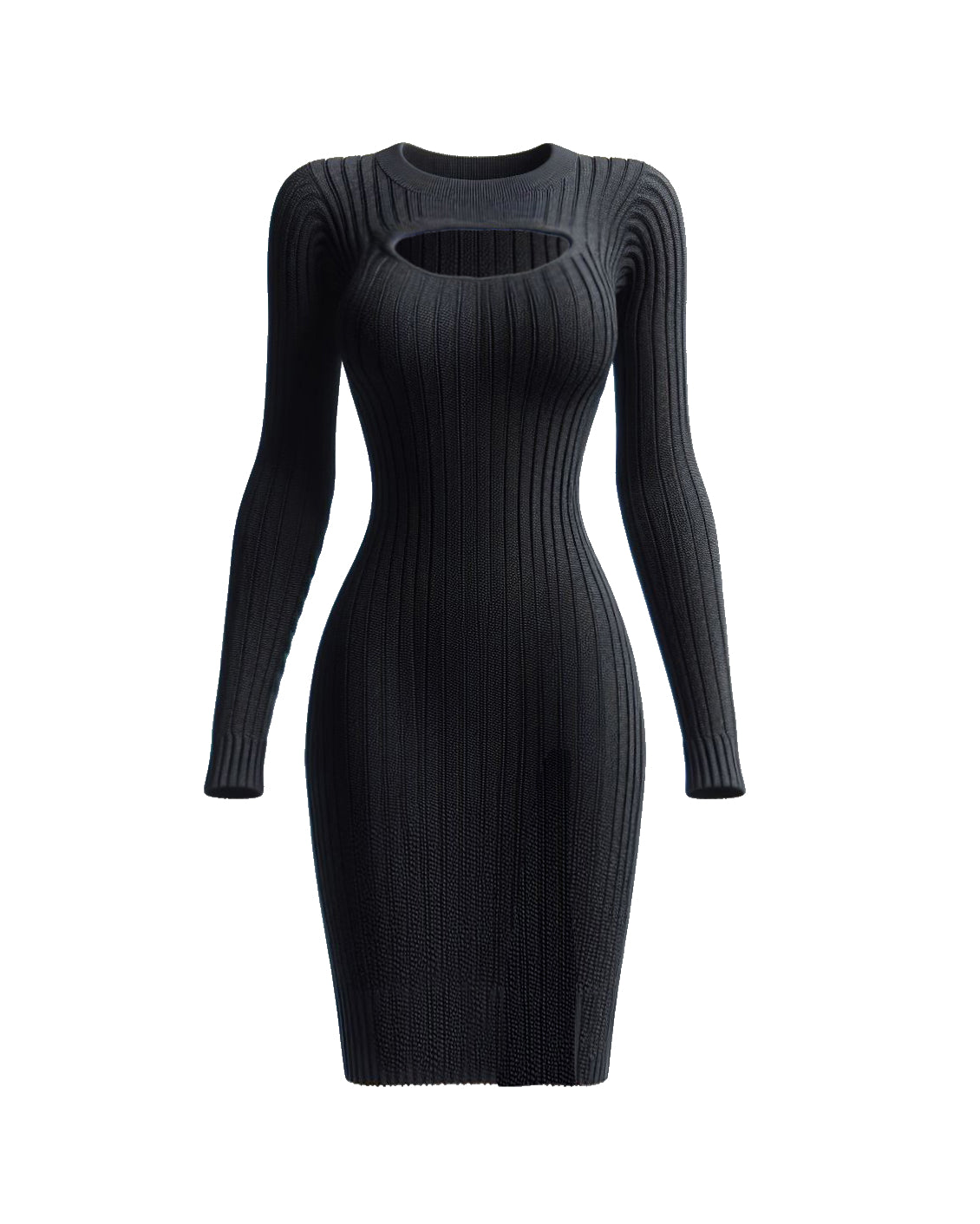 ABITO LUNGO CUT OUT - Nero SB Couture