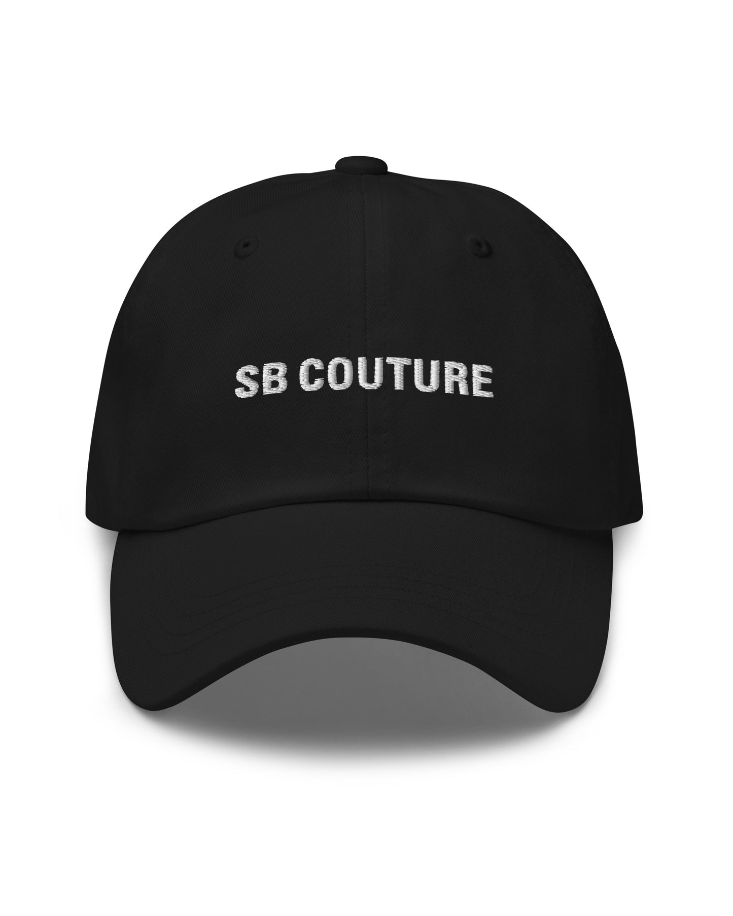 Logo Hat SB Couture - Nero Black - Capello con la visiera unisex con ricamo