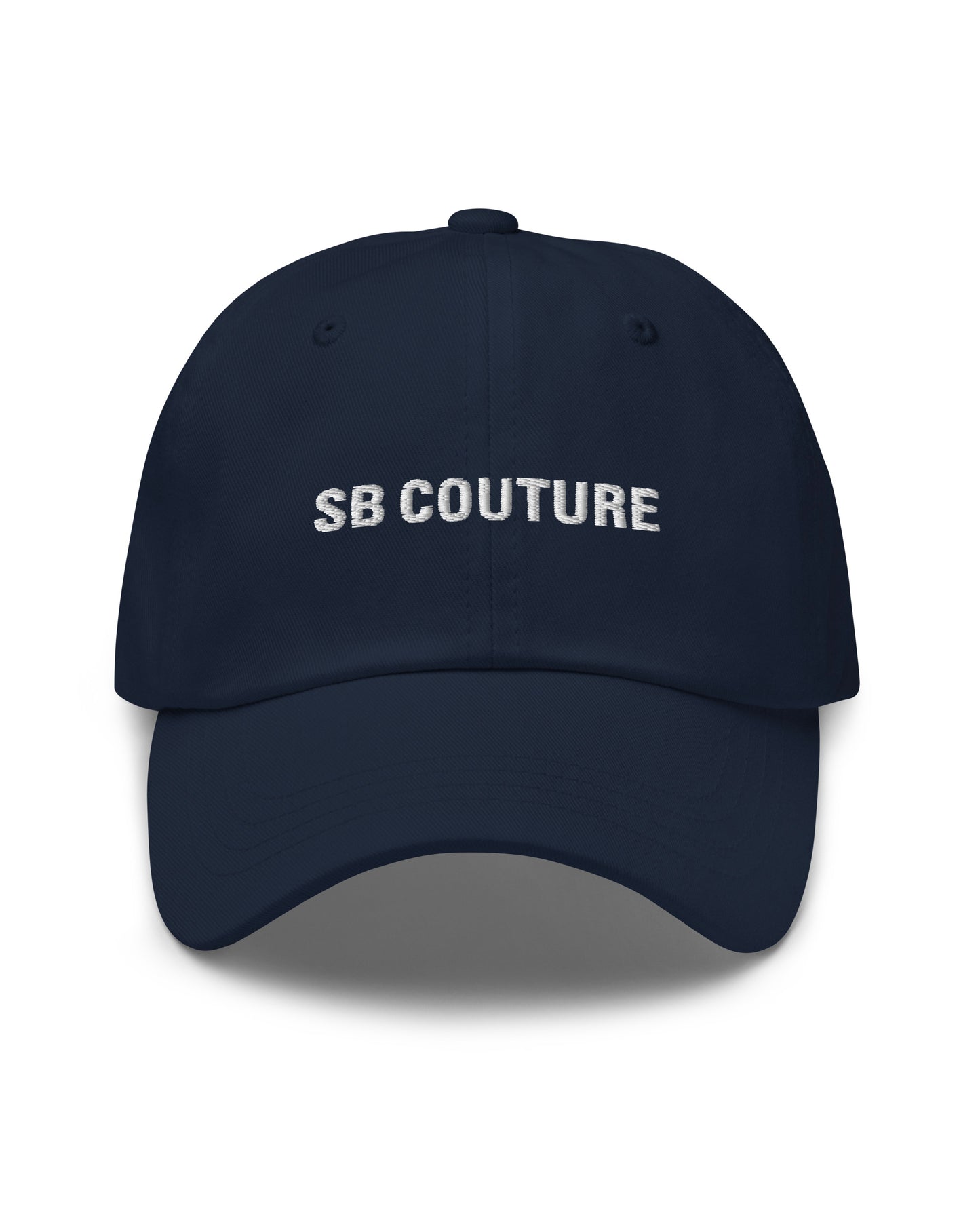 Logo Hat SB Couture - Navy Blue - Capello con la visiera unisex con ricamo