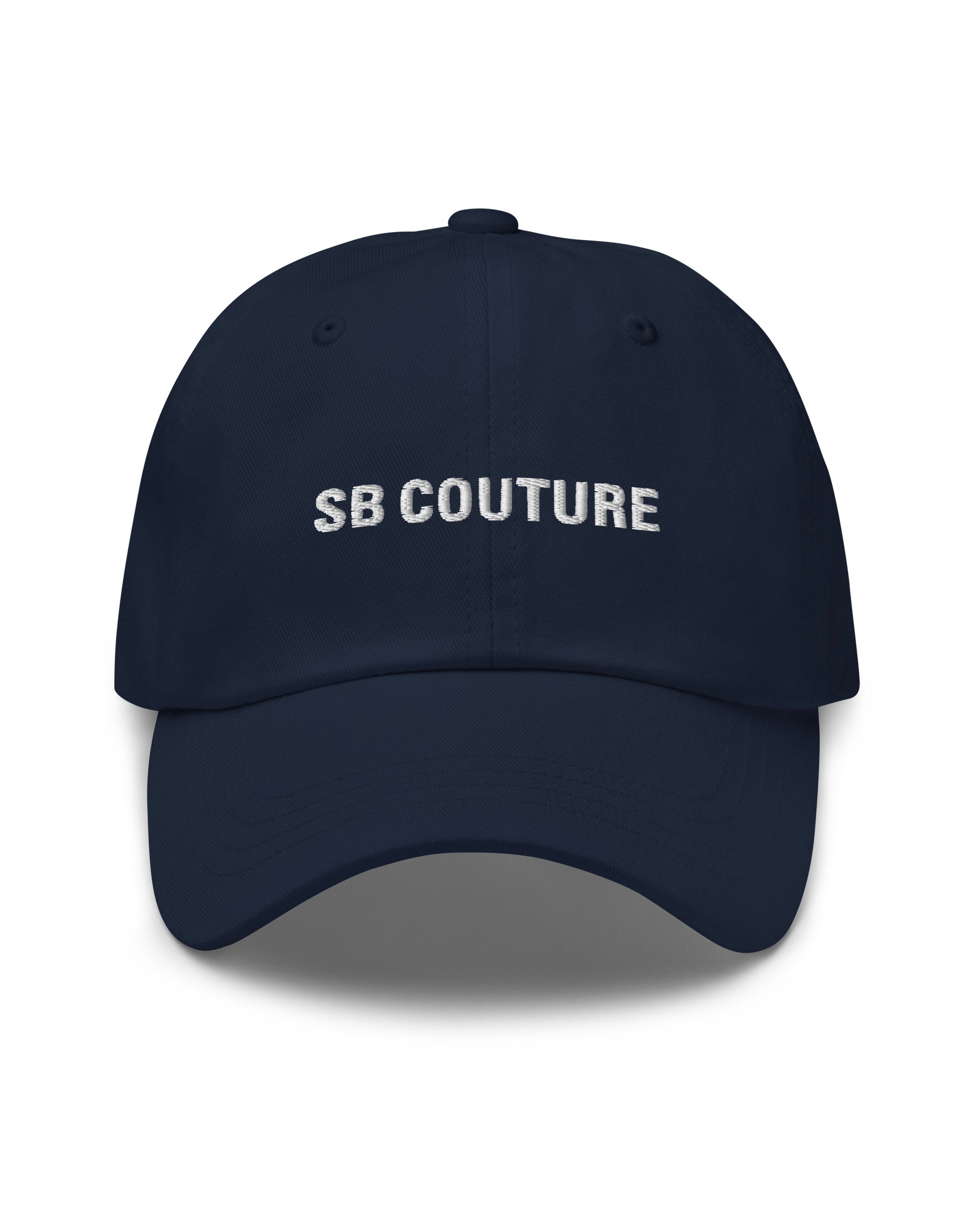 Logo Hat SB Couture - Navy Blue - Capello con la visiera unisex con ricamo