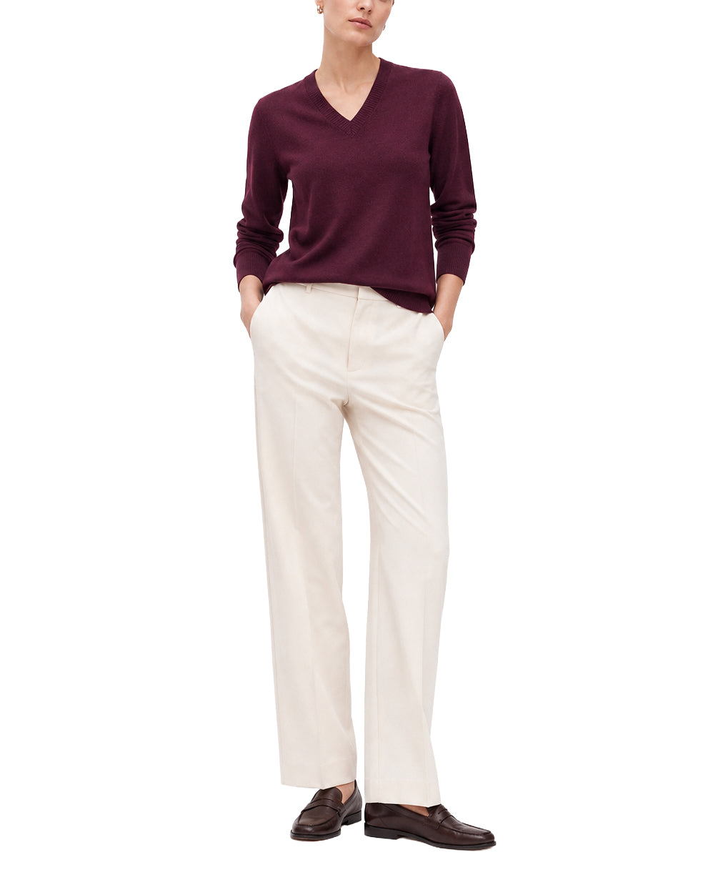 Maglia V-Neck “London” in Lana Merino Extrafine