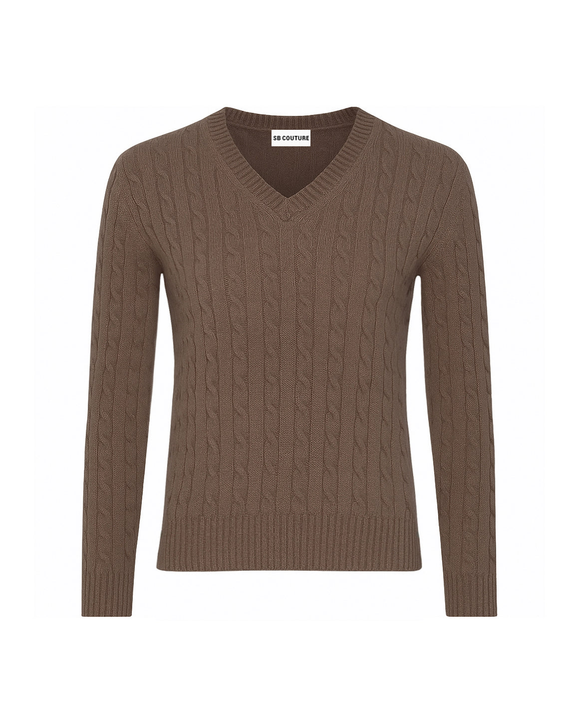 Maglia V-Neck “Cortina” in Lana, Seta e Cashmere