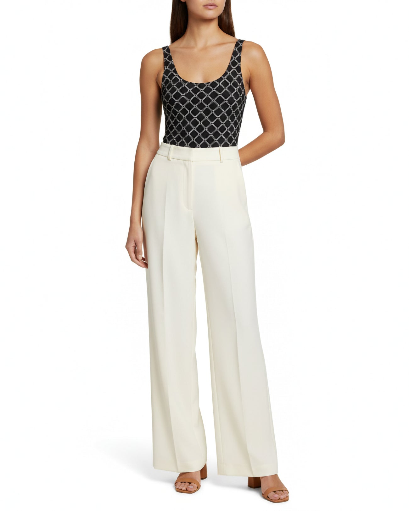 SB Couture MONOGRAM BODYSUIT - Black (Nero) - Body stampa all over pattern