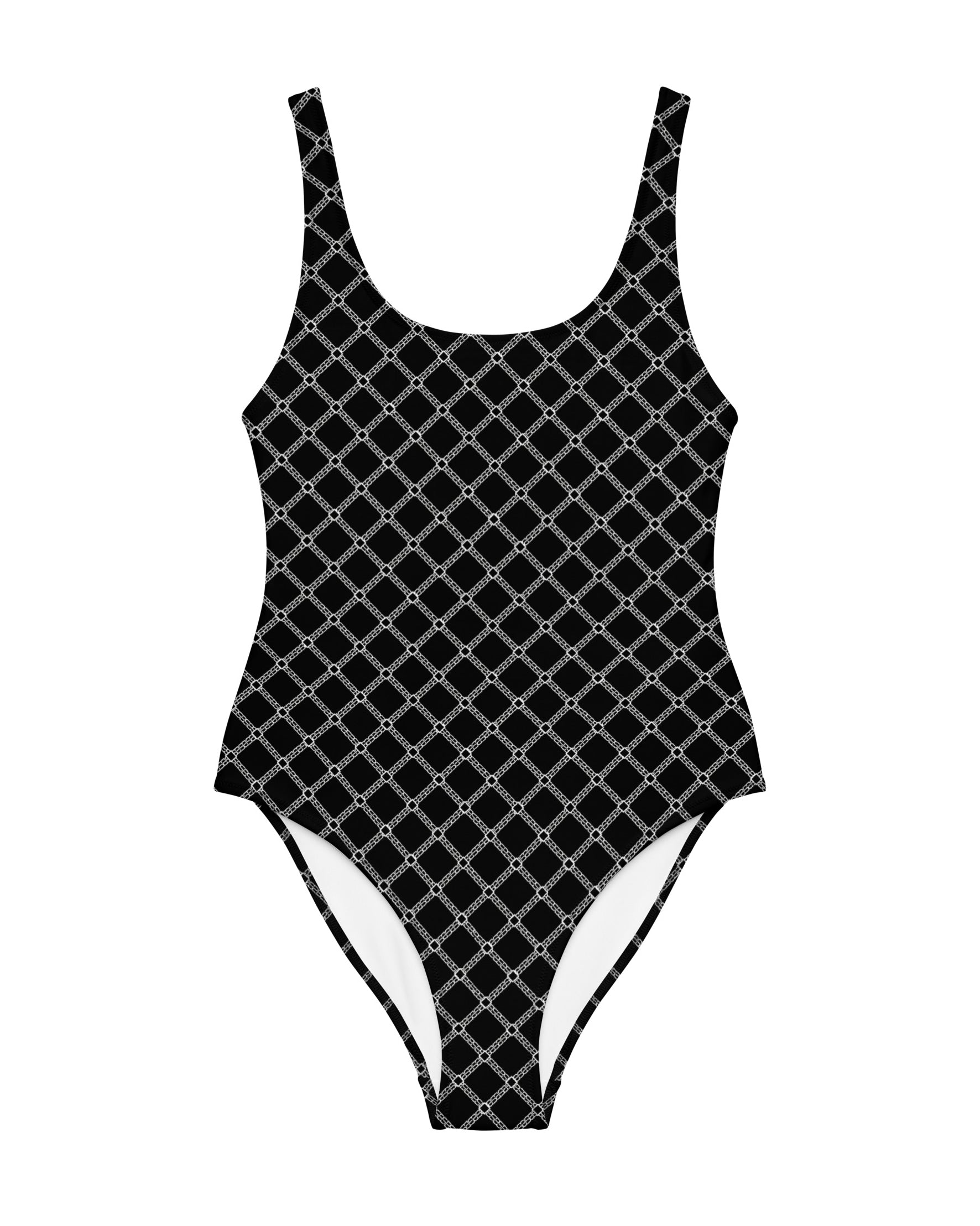 SB Couture MONOGRAM BODYSUIT - Black (Nero) - Body stampa all over pattern