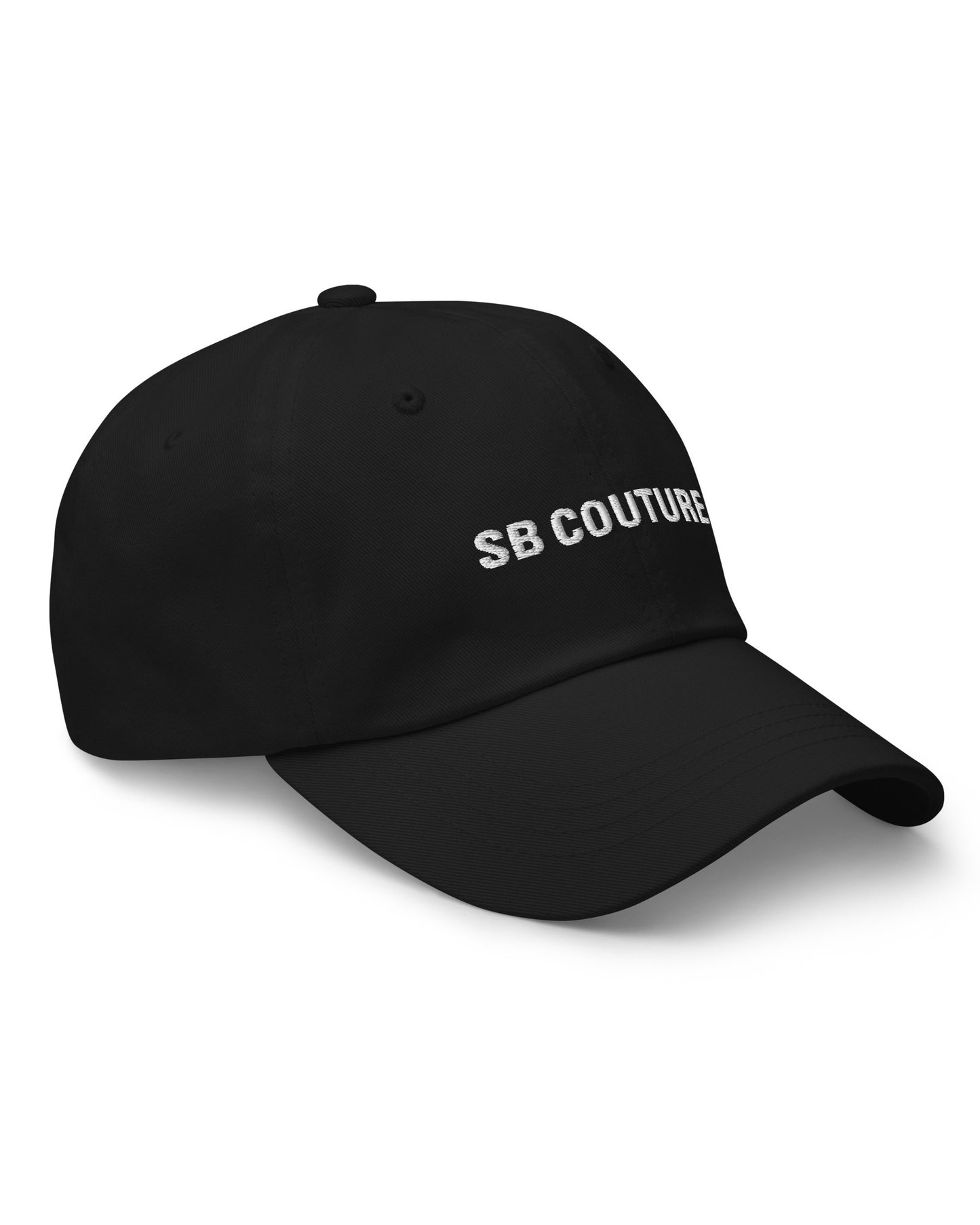 Logo Hat SB Couture - Nero Black - Capello con la visiera unisex con ricamo