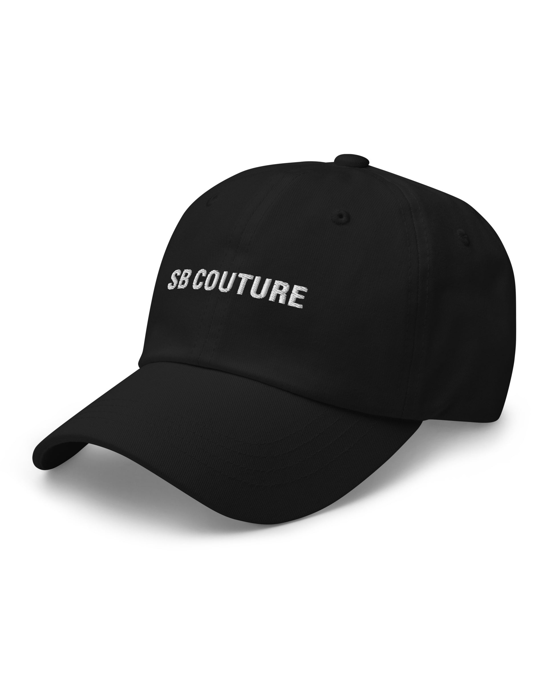 Logo Hat SB Couture - Nero Black - Capello con la visiera unisex con ricamo