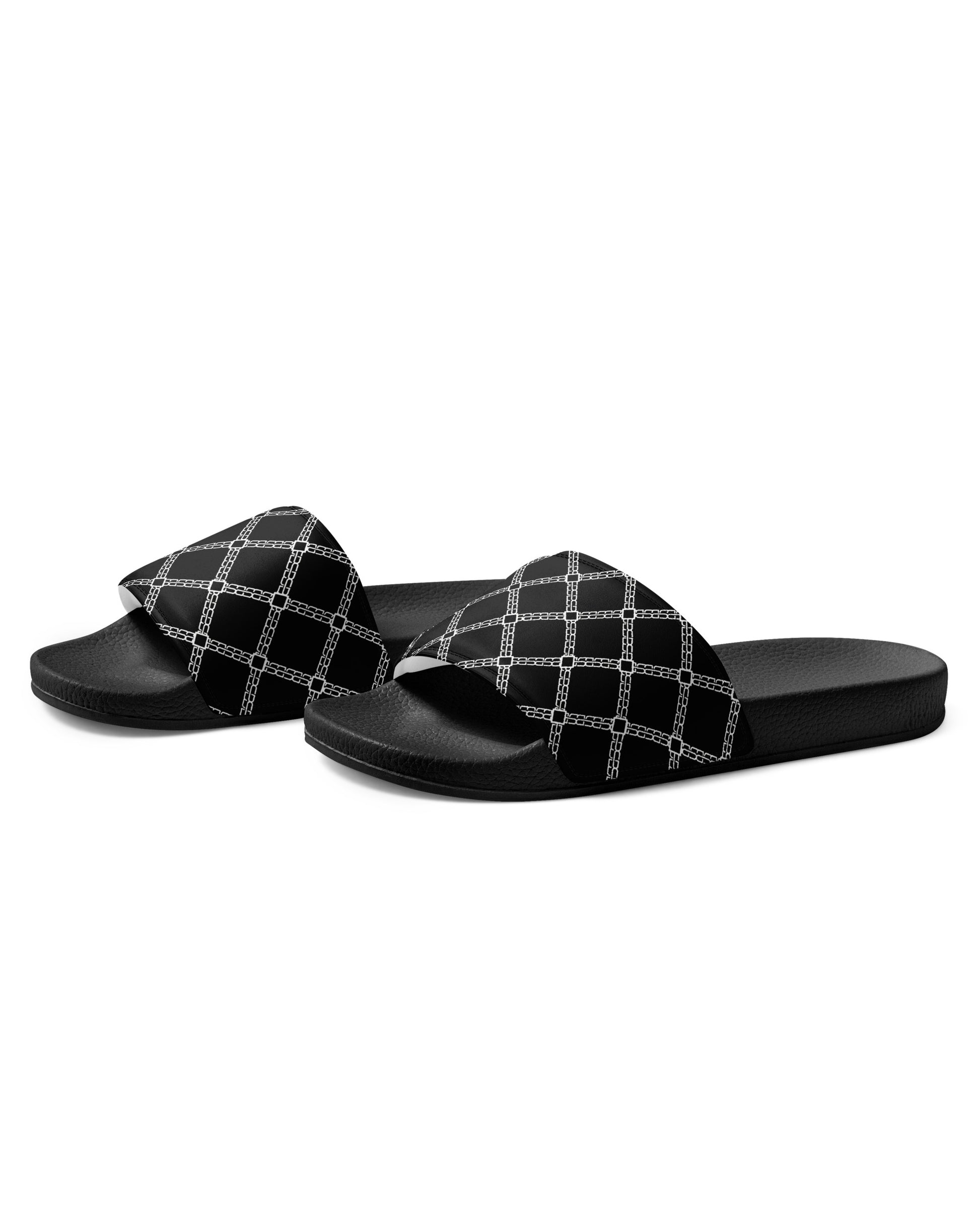 SB Couture MONOGRAM SLIDES - Black (Nero) - Ciabatte Sandali pattern