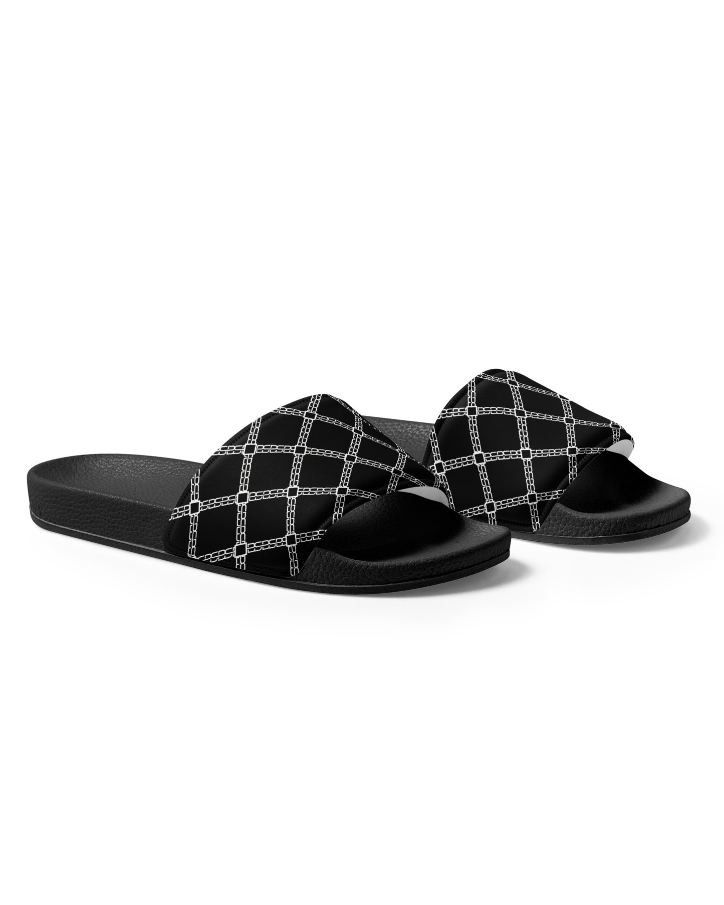 SB Couture MONOGRAM SLIDES - Black (Nero) - Ciabatte Sandali pattern