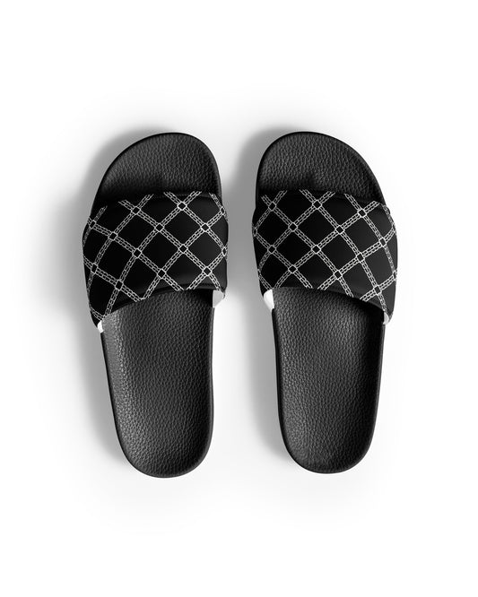 SB Couture MONOGRAM SLIDES - Black (Nero) - Ciabatte Sandali pattern