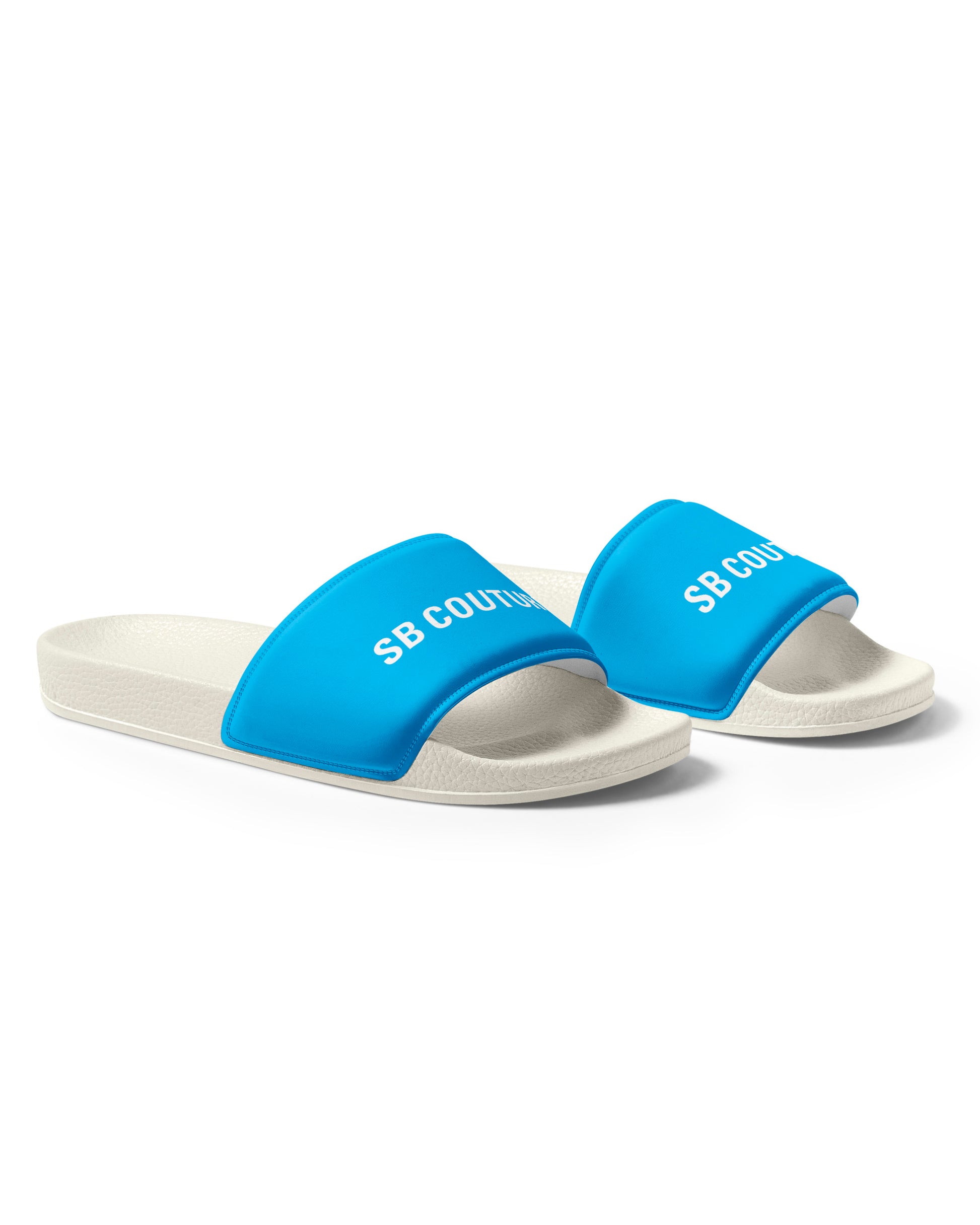 SB Couture LOGO SLIDES - Light Blue (Azzurro) - Ciabatte Sandali