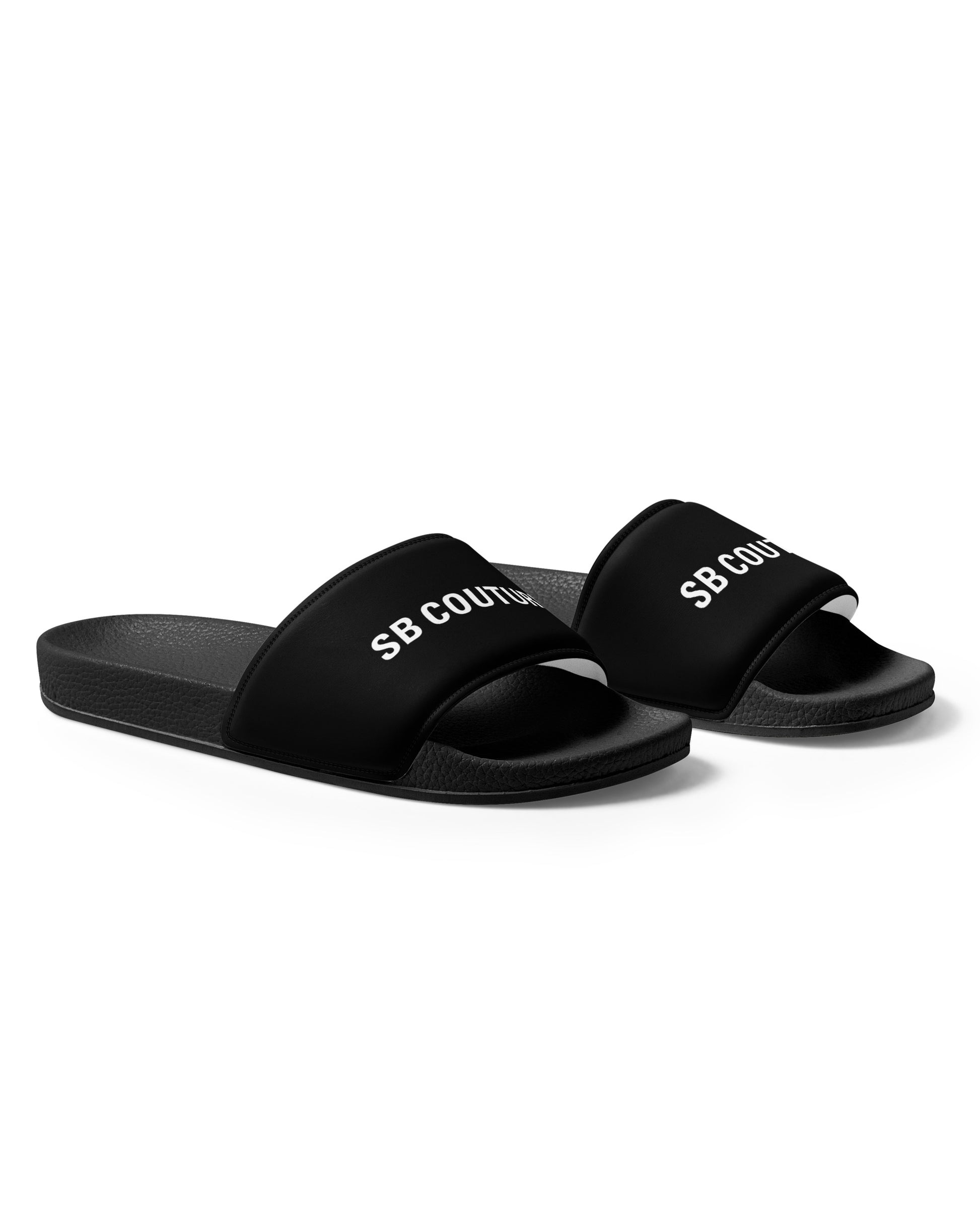 SB Couture LOGO SLIDES - Black (Nero) - Ciabatte Sandali Neri